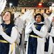 Les "anges"  défilent dans une parade consacrée à la vie de Jeanne d'Arc à la Nouvelle-Orléans - 6 janvier 2025