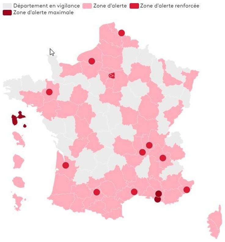 Un Coronavirus Mais Plusieurs Nuances De Rouge En Normandie Quelles Mesures S Appliquent Chez Vous