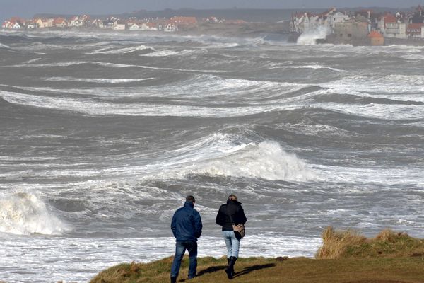 Vent sur la Côte d'Opale (photo d'archives).