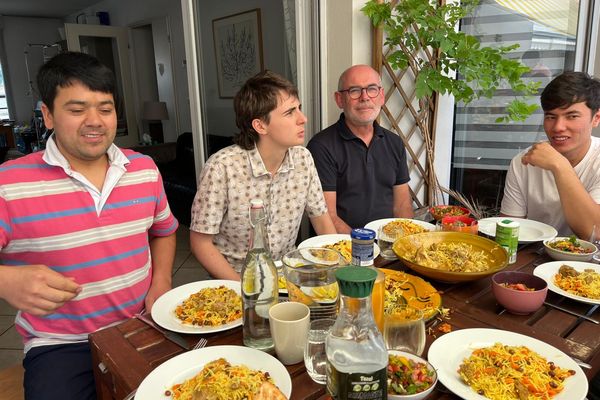 Aziz a préparé un plat typiquement afghan pour régaler les papilles de ses convives.