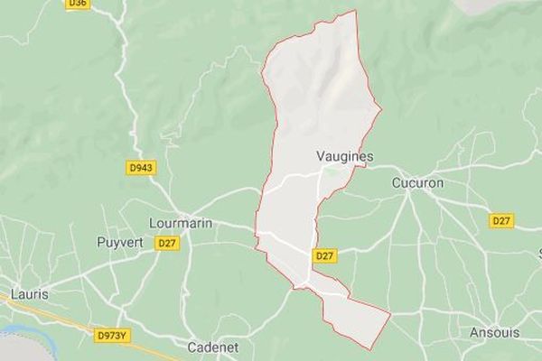 glissement de terrain à Vaugines