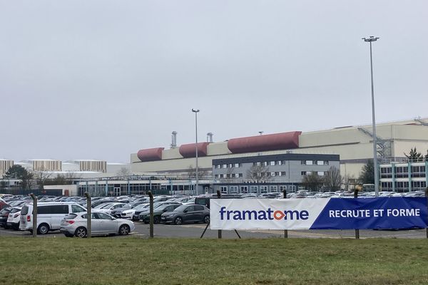 Le site de Framatome à Saint-Marcel (Saône-et-Loire)