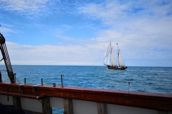 Lors de la fête de la mer 2019 à Boulogne-sur-Mer. 