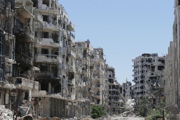 Journal de la Méditerranée : Homs en ruine