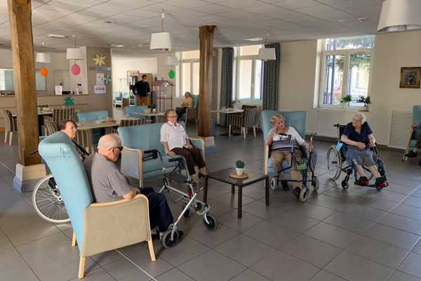 Salle climatisée dans l'EHPAD "Le Parc" à Nancy