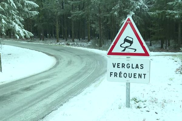 Premier épisode neigeux sur la Creuse pour cette année 2023.