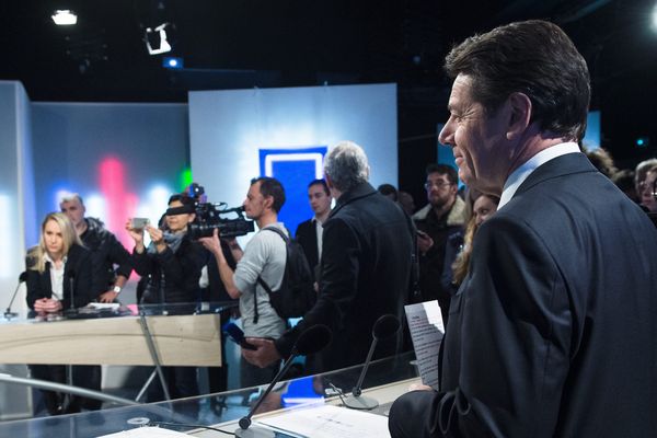 Christian Estrosi et Marion Maréchal Le Pen sur le plateau de France 3.