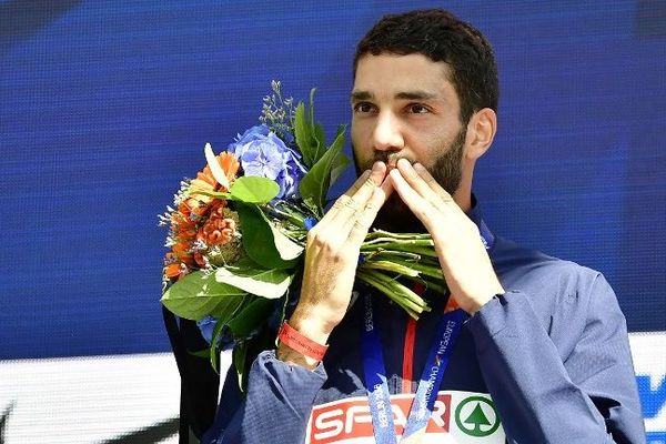 Mahiedine Mekhissi a remporté sa cinquième médaille d'or jeudi 9 août aux championnats sportifs de Berlin