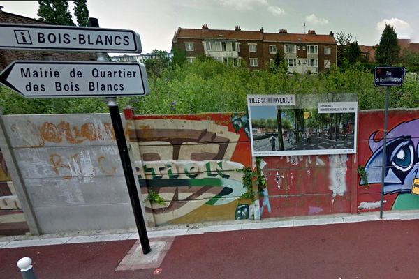 Vue Google Street de la rue du Pont-à-Fourchon à Bois-Blancs où a eu lieu l'accident ce samedi 7 novembre.