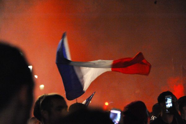 Dans la fan zone du Campo Santo à Orléans en 2018.