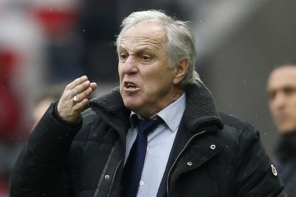 René Girard au cours du match Nice-LOSC.