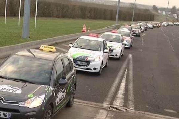 Manifestation ce matin sur l'A31