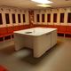 Les vestiaires de l'AS Monaco du stade Louis II.