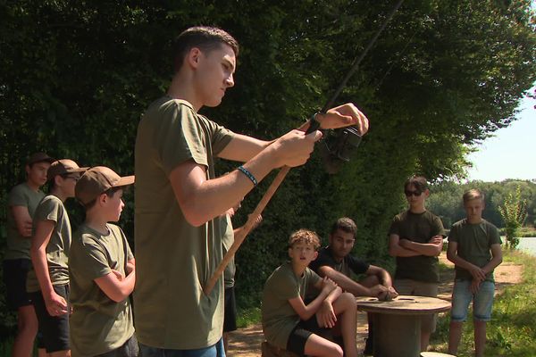 Les stagiaires de la Nash Junior Academy au Bouchaud dans le Jura