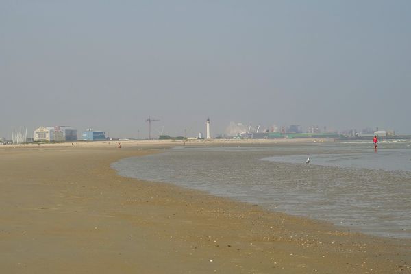 Trois policiers ont été légèrement blessés par des jets de projectile venant de migrants, dans la nuit du 30 septembre au 1er octobre, sur la plage du Petit Fort Philippe. (Photo d'illustration)