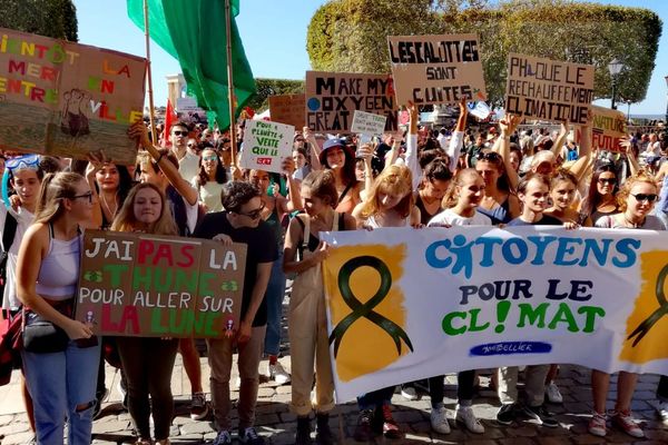 Beaucoup de jeunes notamment ont participé à la marche / 29 septembre 2019