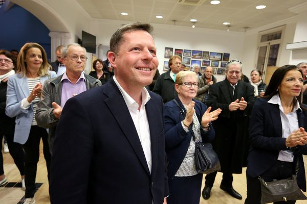 Frédéric Masquelier, président (LR) de la communauté d'agglomération, lors du premier tour des municipales en mars dernier.