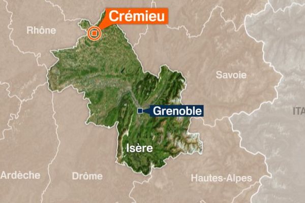 Crémieu, en Isère.