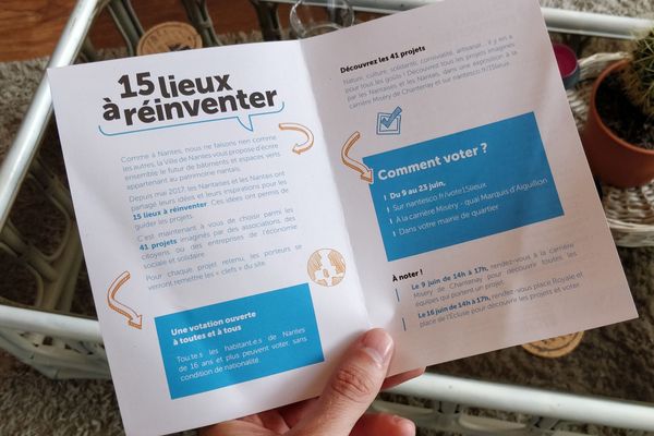 Quinze lieux sont à réinventer à Nantes. Les votes se clôtureront le 23 juin.