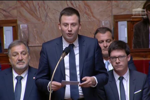 Ian Boucard, député LR, du Territoire de Belfort, à l'Assemblée nationale