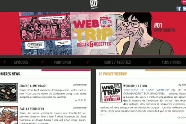 Le webtrip, c'est au départ une publication en ligne... 