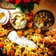 Le goûter parfait pour la Saint Nicolas : bredele, mannele (petits hommes), christstollen (rouleau du Christ), mandarines et chocolat chaud.