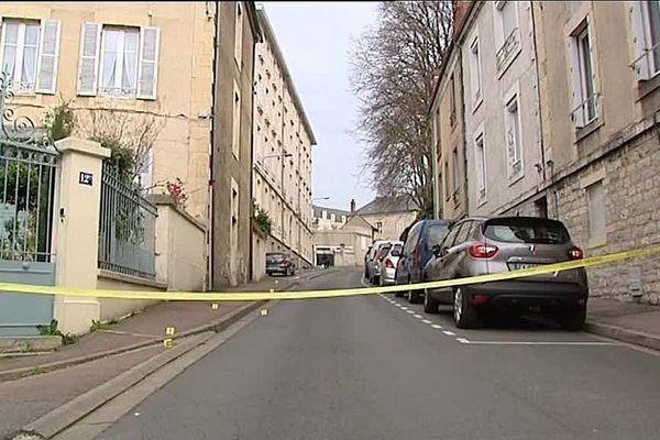 Le meurtre a eu lieu rue Jeanne-d'Arc à Nevers, dimanche 26 mars 2017