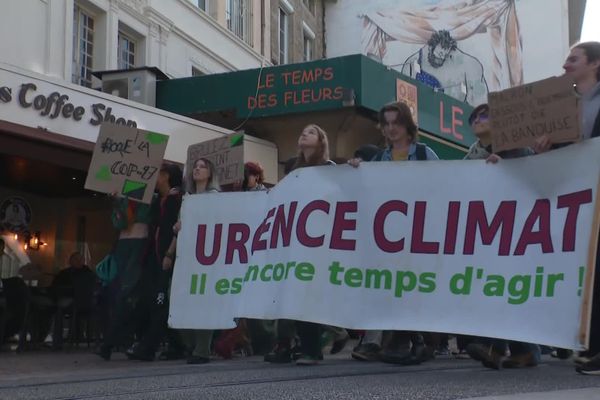 Marche pour le climat à Saint-Etienne - 12/11/22