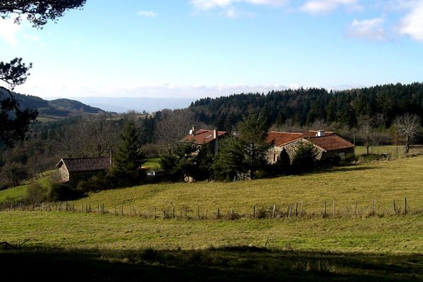 Le hameau d'Aubaron, sur la commune de Fix-Saint-Geneys en Haute-Loire, est à vendre pour 465.000 euros.