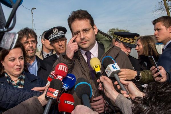 Le ministre de l'Intérieur Matthias Fekl s'est rendu sur place. 