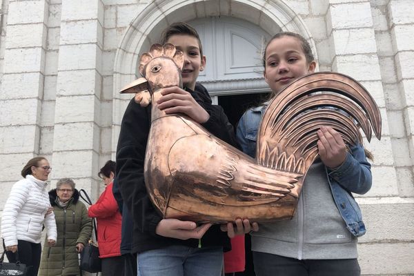 L'église de Maîche a retrouvé son coq.