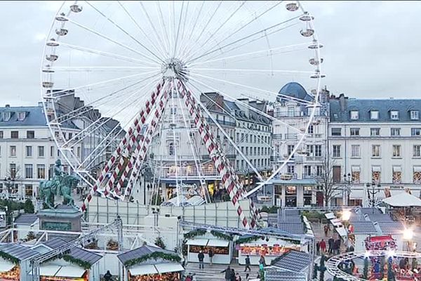 L'homme a été interpellé à proximité de la Place du Martroi à Orléans, lieu du marché de Noël