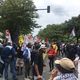 Une soixantaine d'organisations a appelé à manifester contre "le fascisme et le colonialisme" lors d'un "défilé internationaliste" le 14 juillet 2024 à Paris.