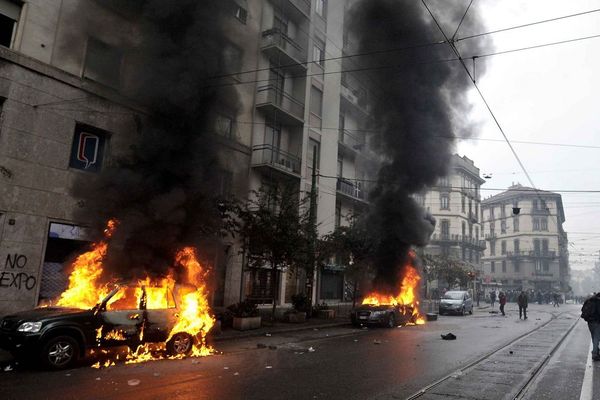 Lors des incidents du 1er mai 2015 à Milan