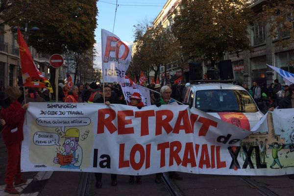 Lors d'une précédente manifestation à Grenoble. Photo d'illustration.