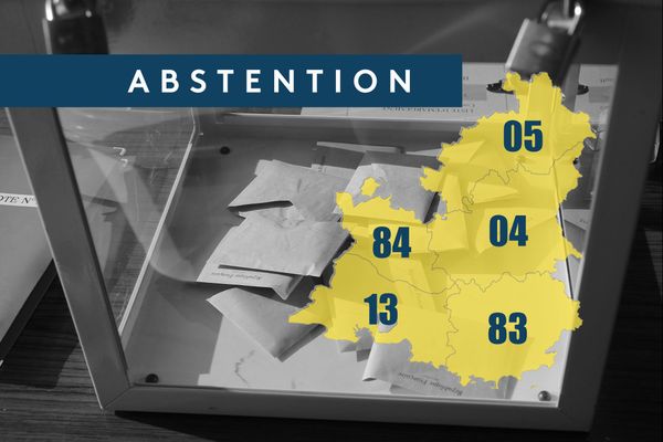 L'abstention au second tour des municipales en Provence-Alpes.