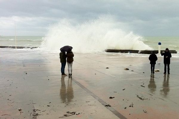 Sale temps sur Wimereux début 2014.