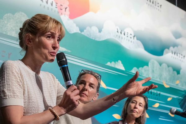 Julie Gayet était membre du jury de l'édition 2019 du festival international du film d'animation d'Annecy.