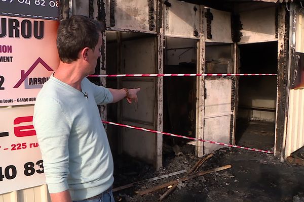 Le local du club de rugby a été totalement ravagé par l'incendie.