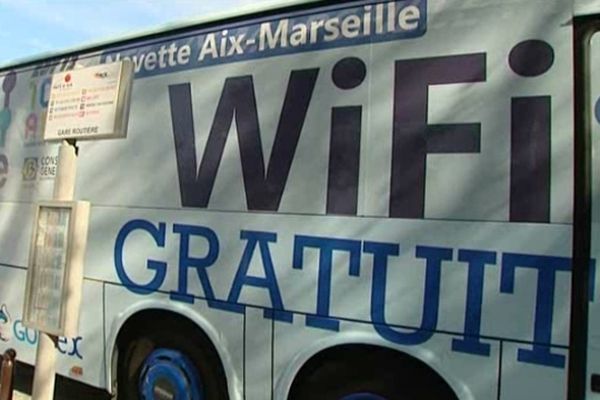 la connexion sans fil sur les bus de la ligne Aix-Marseille