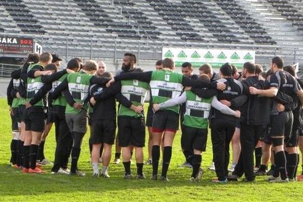 Brive à l'entraînement au stadium Amédée Domenech