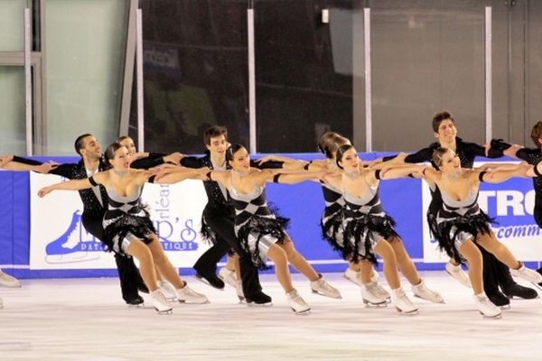 L'Equipe Team Synchro Energie de Rouen-Louviers au championnat de France de Strasbourg.