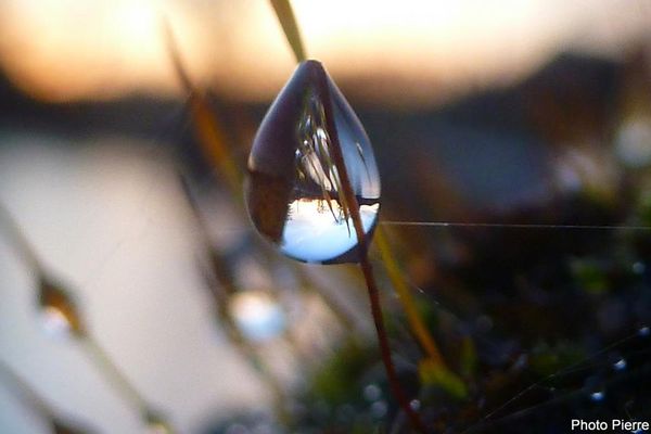 Pluie sur Lormes dans la Nièvre