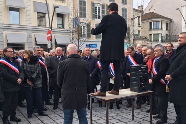 Pau : prise de parole avec élus et agriculteurs des Pyrénées-Atlantiques 