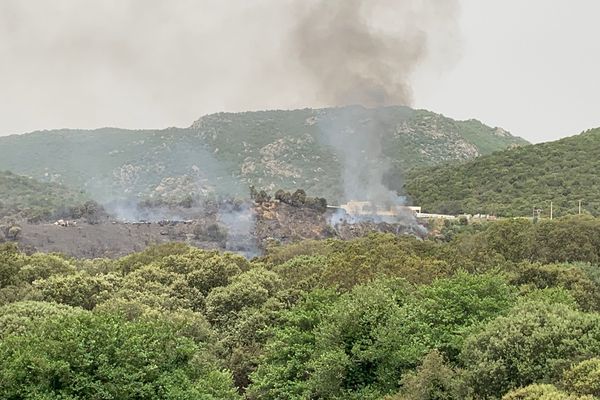 L'incendie a été très proche du centre hospitalier