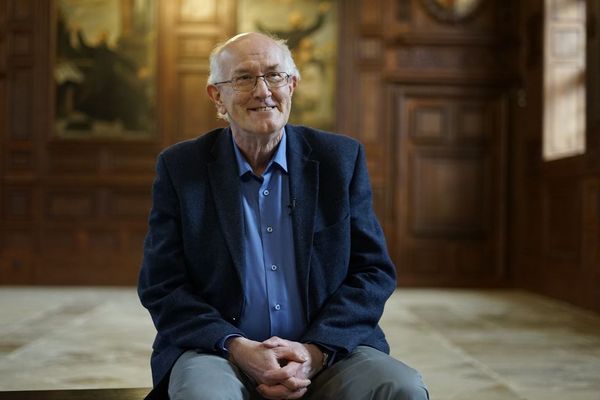 Marcel Gauchet au campus de Sciences Po à Reims, le 28 mars 2018