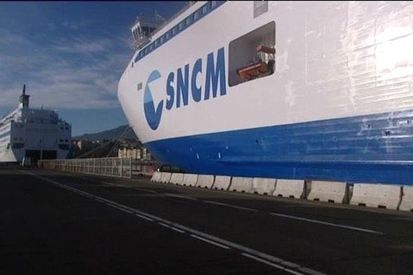 Les navires de la SNCM dans le port de Marseille