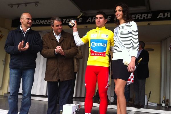 Pierre-Henri Lecuisinier (Vendée U) remporte le contre-la-montre en 29'45'' et s'empare du maillot jaune des Boucles de la Marne 