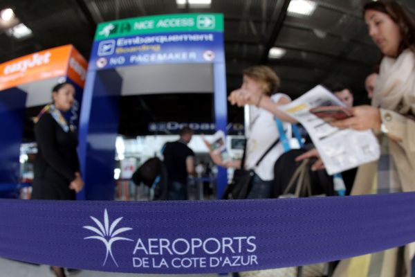 L'aéroport de Nice.