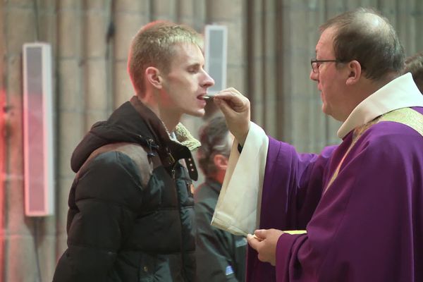 Messe à la cathédrale Saint-Etienne de Limoges, le 1er mars 2020